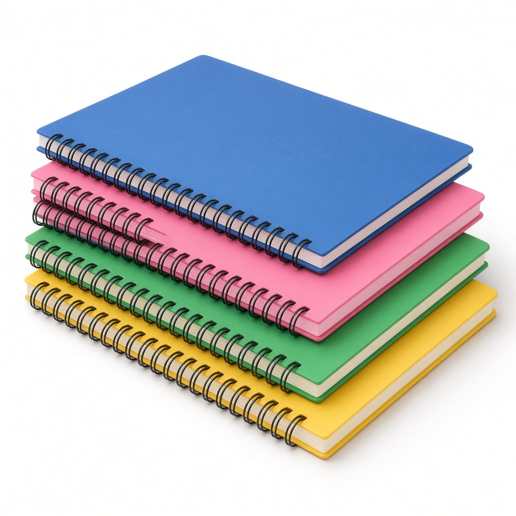 Cuadernos espiral A5 (colores surtidos)